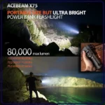 چراغ قوه ACEBEAM X75 (80.000L)