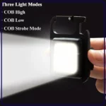 چراغ قوه مگنتی شارژی COB RECHARGABLE KEYCHAIN LIGHT