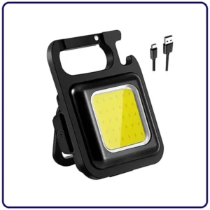 چراغ قوه مگنتی شارژی COB RECHARGABLE KEYCHAIN LIGHT