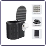 توالت سفری تاشو مدل Folding Toilet