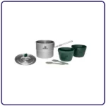 ست ظروف کوهنوردی سفری استنلی دو نفره 1 لیتری Steel Cook set For Two