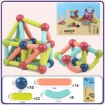 ست توپ و میله مغناطیسی 42 عددی کودکان ECAPT